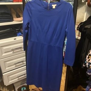 J Crew royal blue sheath dress, Sz. 4